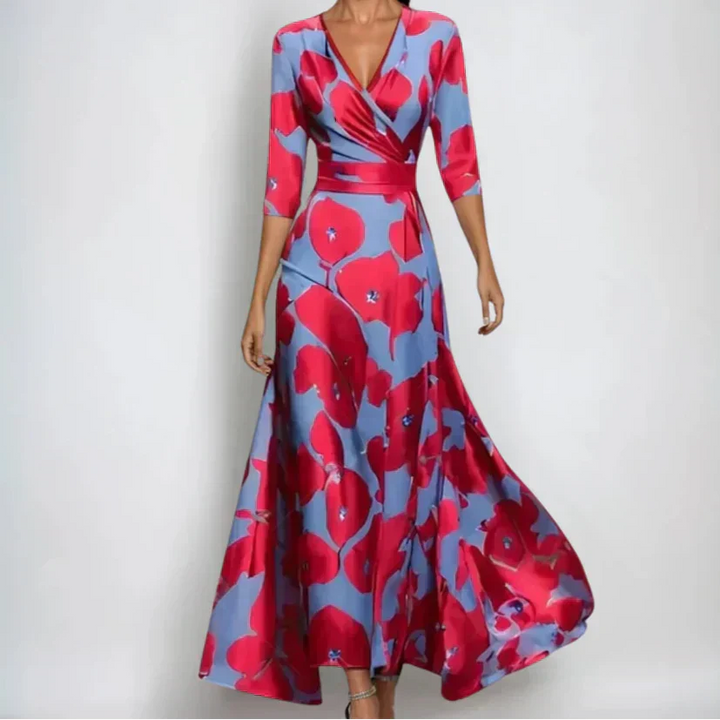 Emily – Elegant Floral Dress