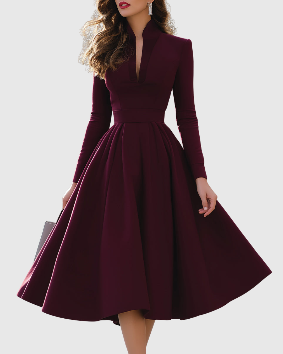 Juliette™ | V-Neck Midi Dress