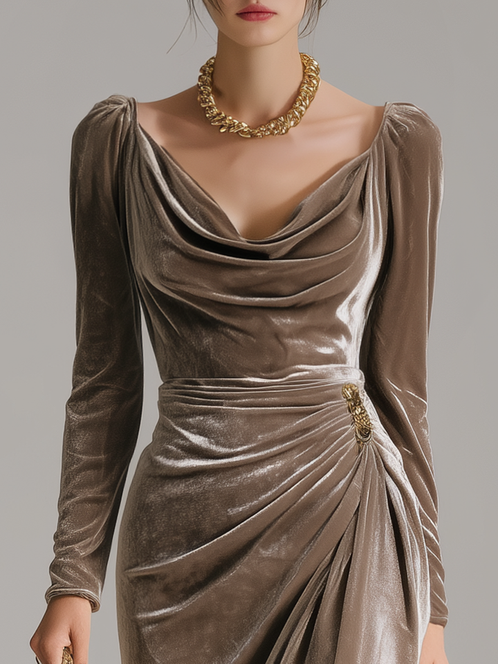 Marina – Elegant Fitted Midi Dress