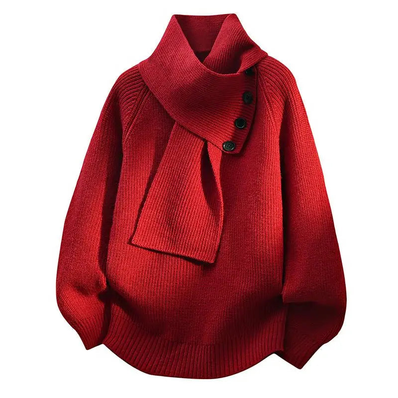 Arielle | Cozy Scarf-Neck Sweater