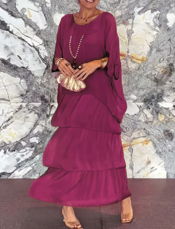 Celeste | Elegant Flowing Maxi Dress