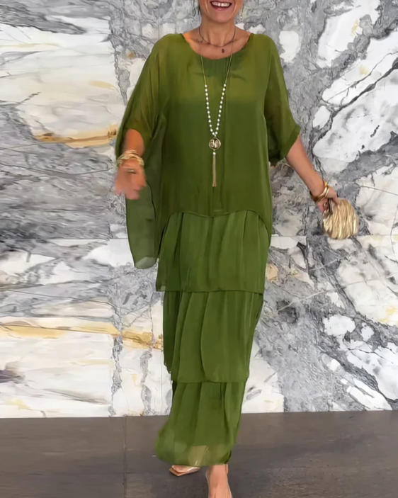 Celeste | Elegant Flowing Maxi Dress